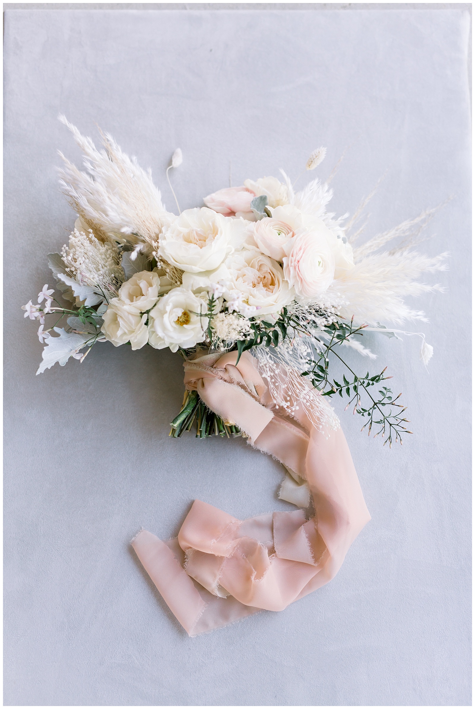 Romantic Bouquet for a Romantic Wedding at The Allen Farmhaus in New Braunfels, TX | San Antonio-Maui-Destination Wedding Photographer | Monica Roberts Photography | www.monicaroberts.com