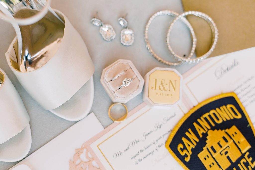 Wedding details for a wedding at the Jack Guenther Pavilion at the Briscoe in San Antonio with Monica Roberts Photography - https://monicaroberts.com/