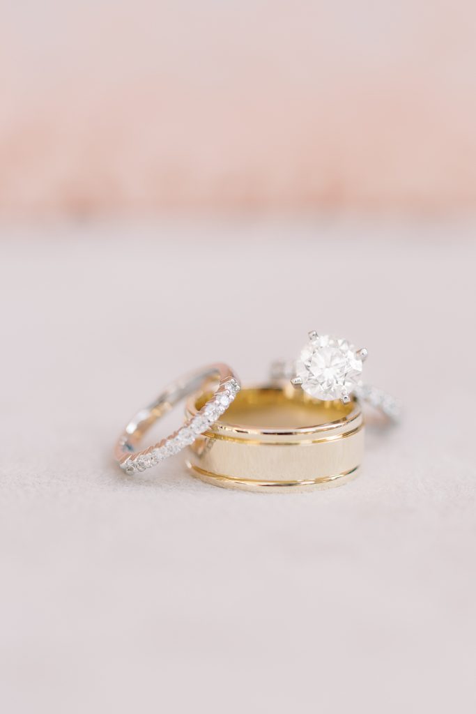 Wedding rings for a wedding at the Jack Guenther Pavilion at the Briscoe in San Antonio with Monica Roberts Photography - https://monicaroberts.com/