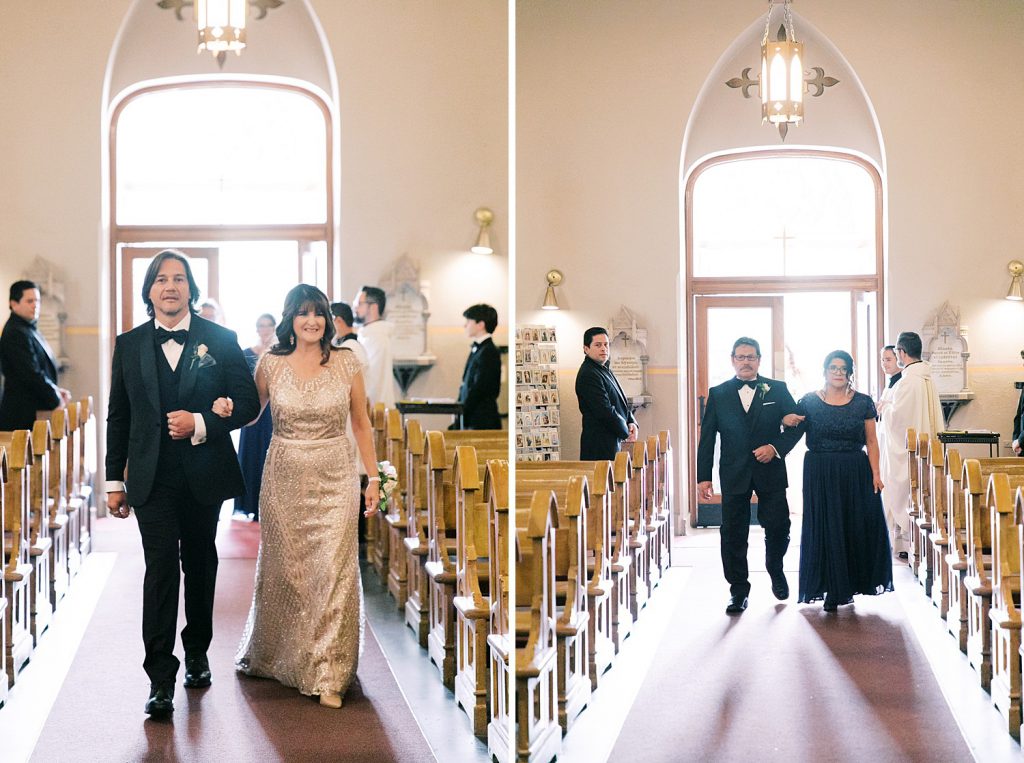 st josephs church in downtown san antonio for a wedding at the Jack Guenther Pavilion at the Briscoe in San Antonio with Monica Roberts Photography - https://monicaroberts.com/