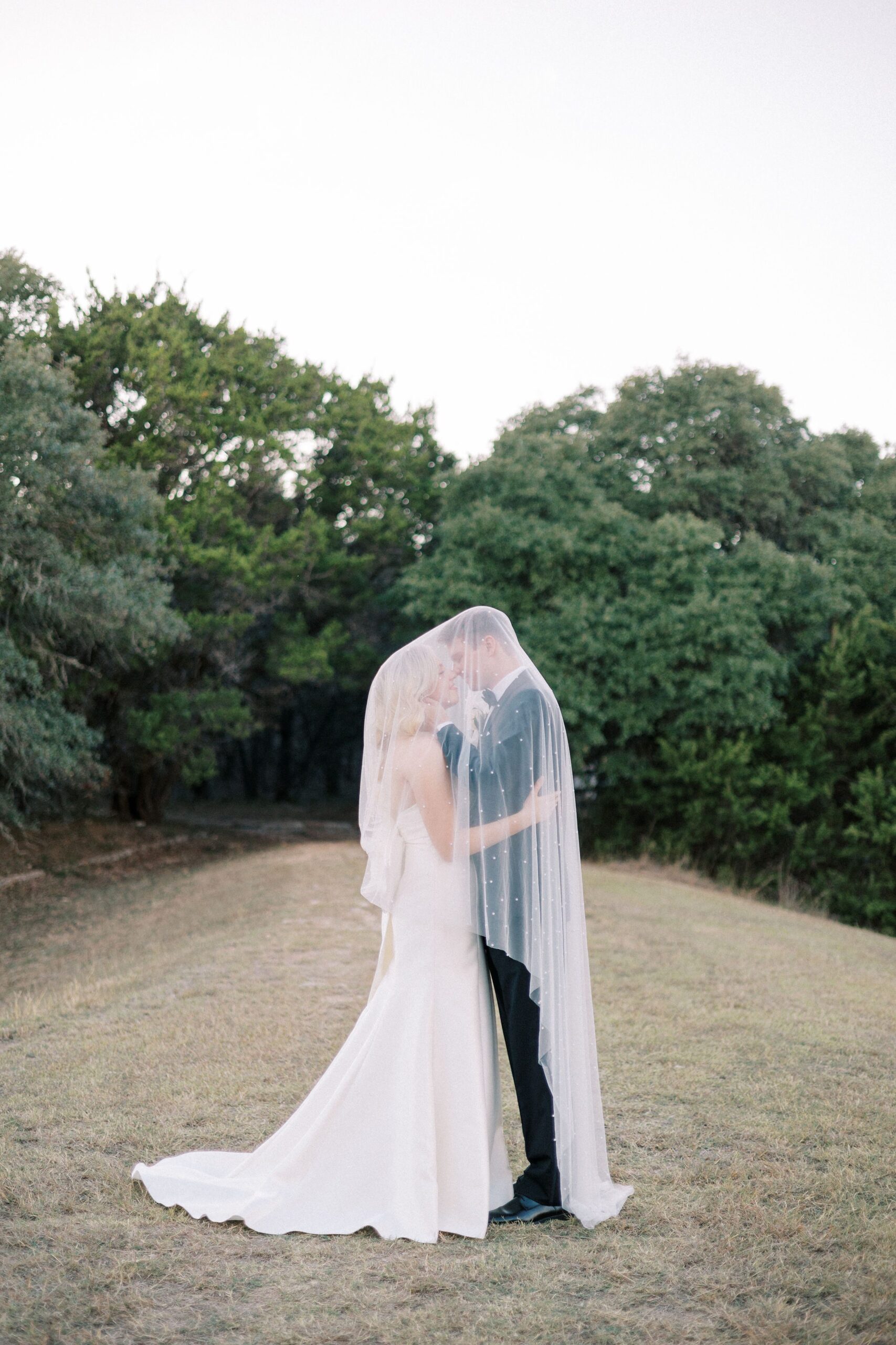Lillie and Trey's Love Story Love Story Landed Them in Vogue Satin trumpet-style gown How Lillie and Trey's Love Story Landed Them in Vogue: A Look at Their Dreamy Wedding