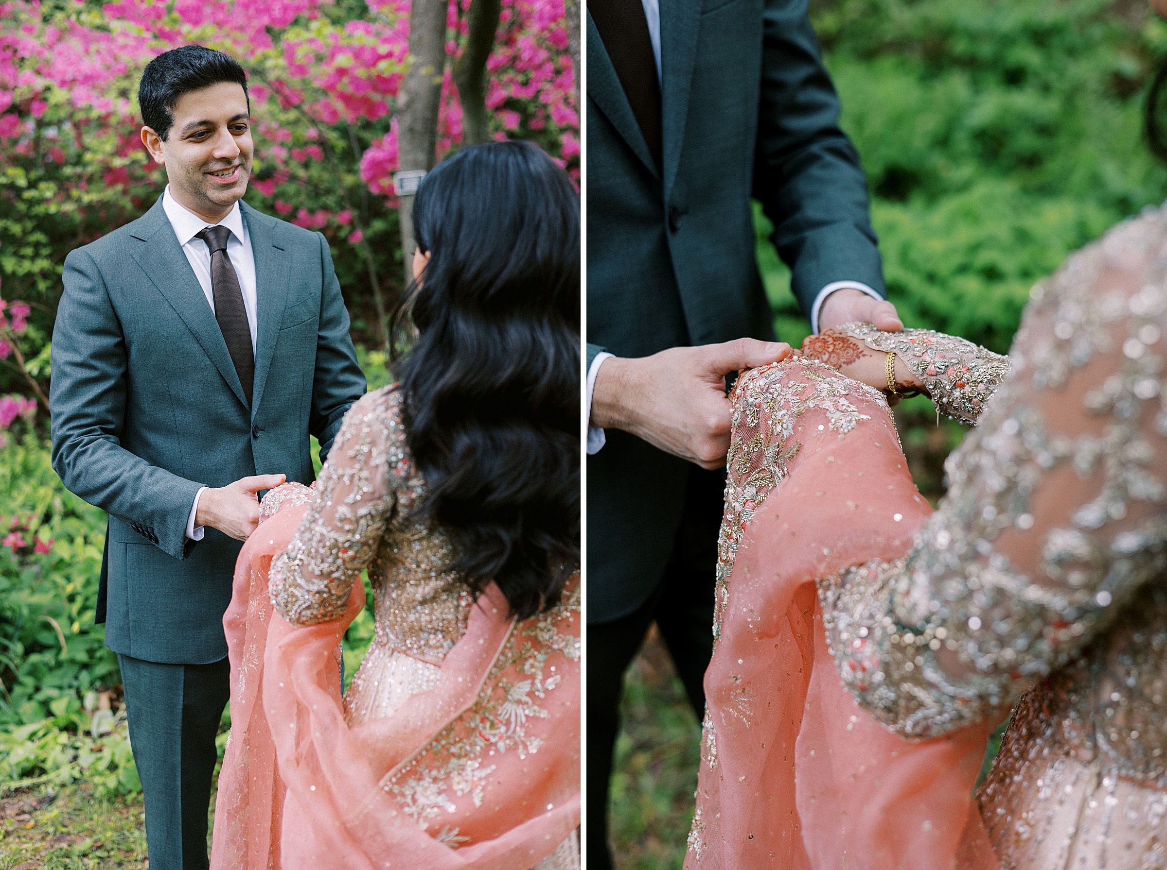 A Vibrant Spring Wedding: Photography at Brookside Gardens and Hilton Rockville